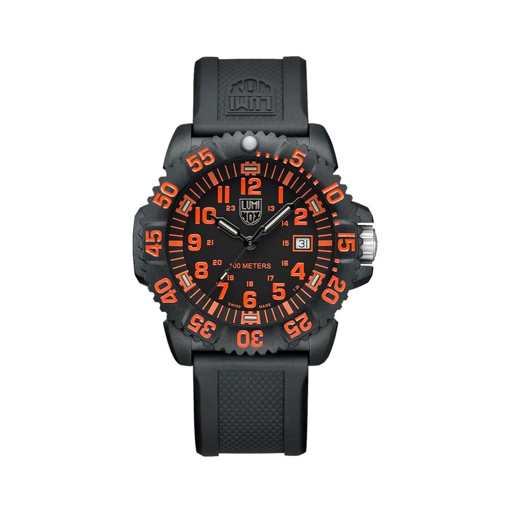 Black Resin Sport Watch