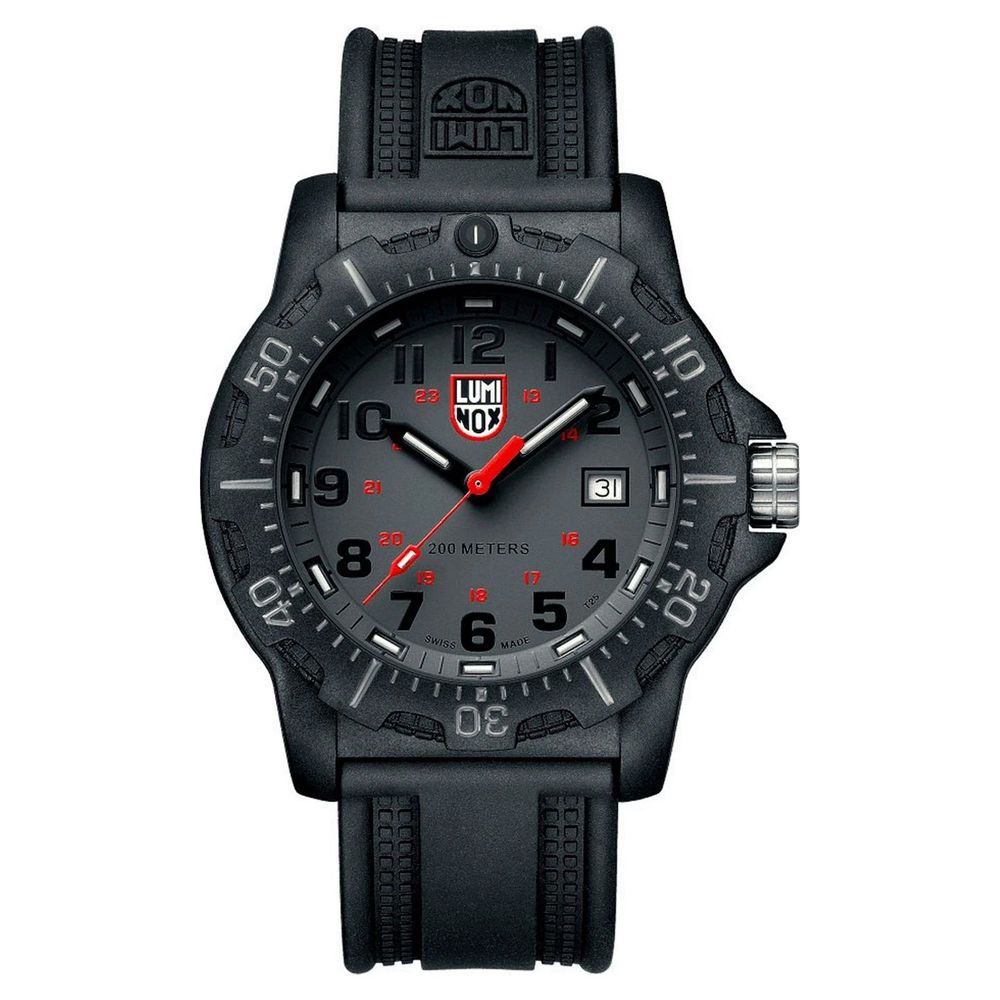 Black Resin Sport Watch