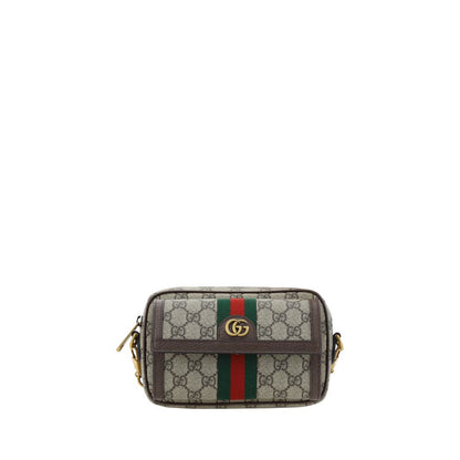 Brown Polyester Shoulder Bag