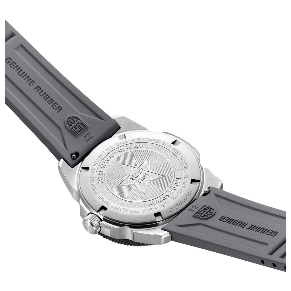 Gray Rubber Sport Watch