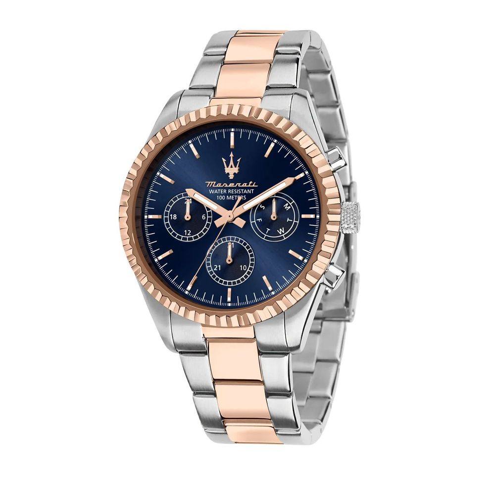 Multicolor Stainless Steel Dress Watch