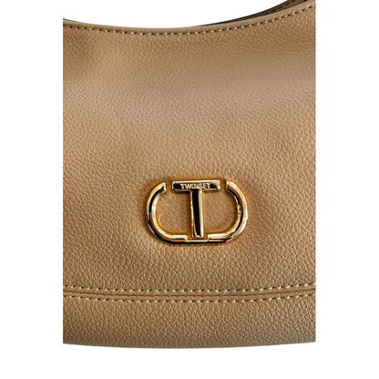 Beige PU Women Shoulder Bag