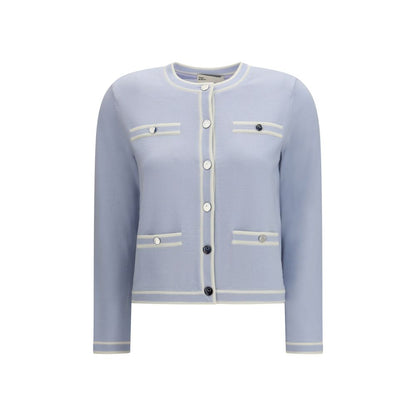 Blue Wool Cardigan