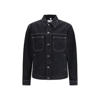 Black Cotton Denim Jacket
