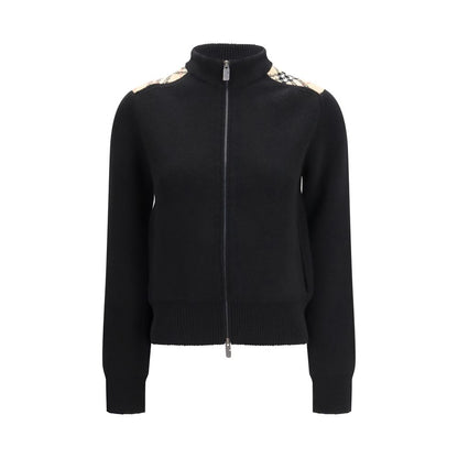 Black Wool Cardigan