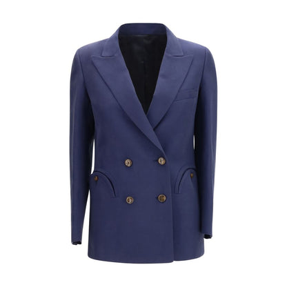 Blue Linen Blazer