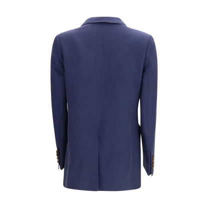 Blue Linen Blazer