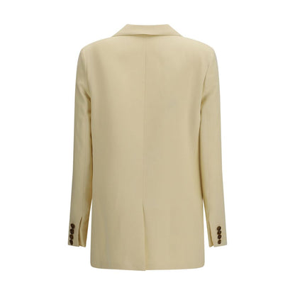 Beige Linen Blazer