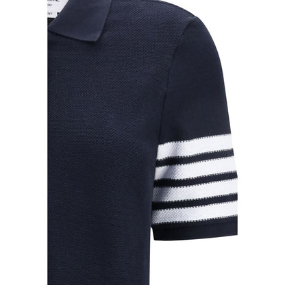 Blue Cotton Casual Dress