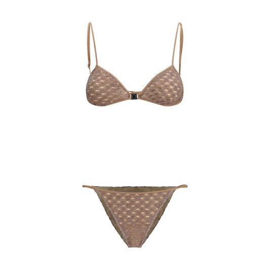 Brown Viscose Bikini