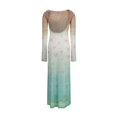 Multicolor Viscose Casual Dress