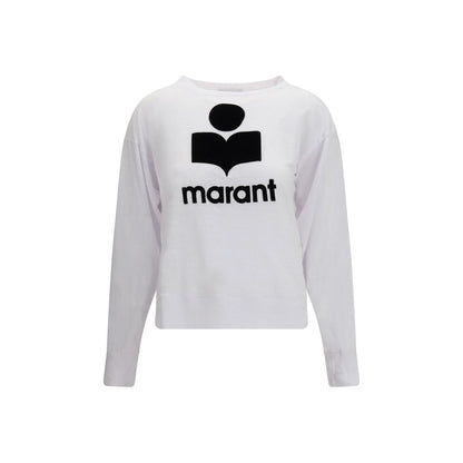 White Linen Sweatshirt