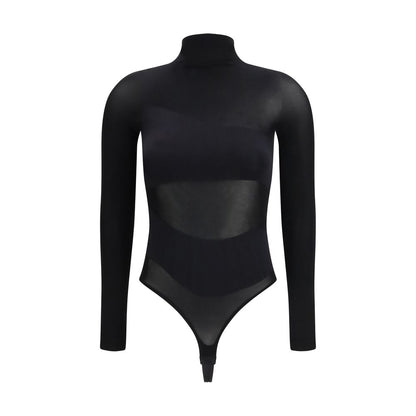 Black Polyamide Bodysuit