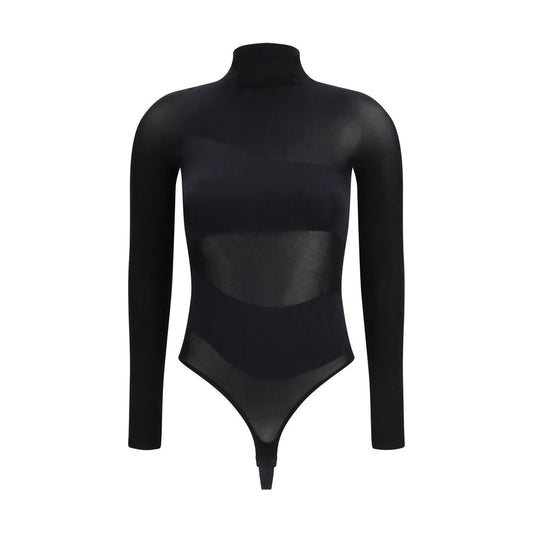 Black Polyamide Bodysuit