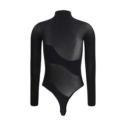 Black Polyamide Bodysuit