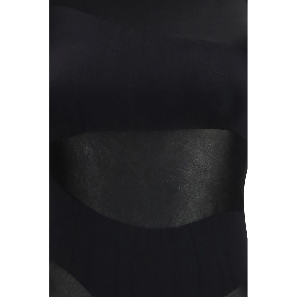 Black Polyamide Bodysuit