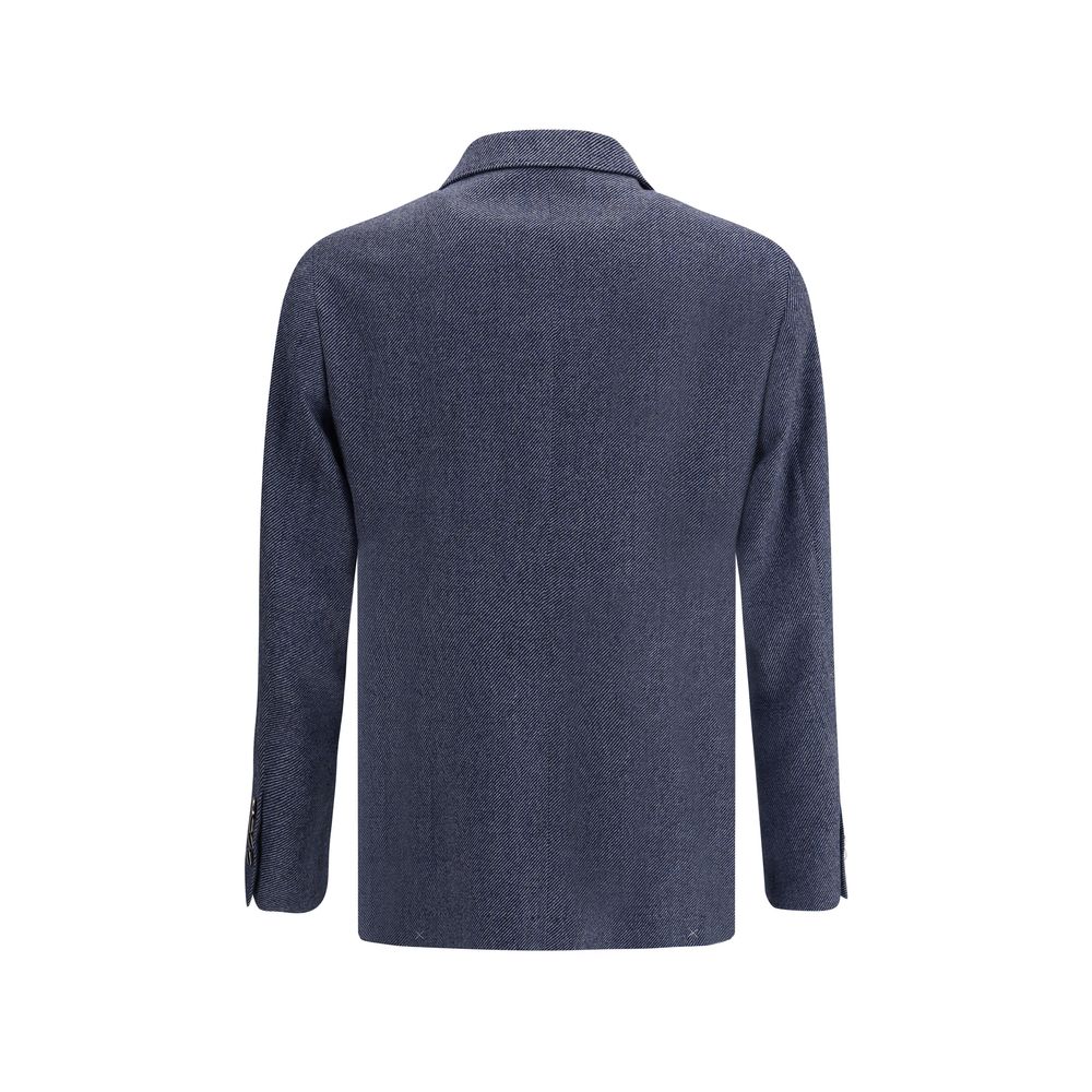 Blue Wool Blazer