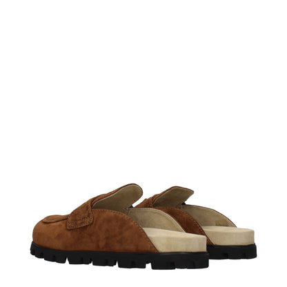 Brown Leather Slippers