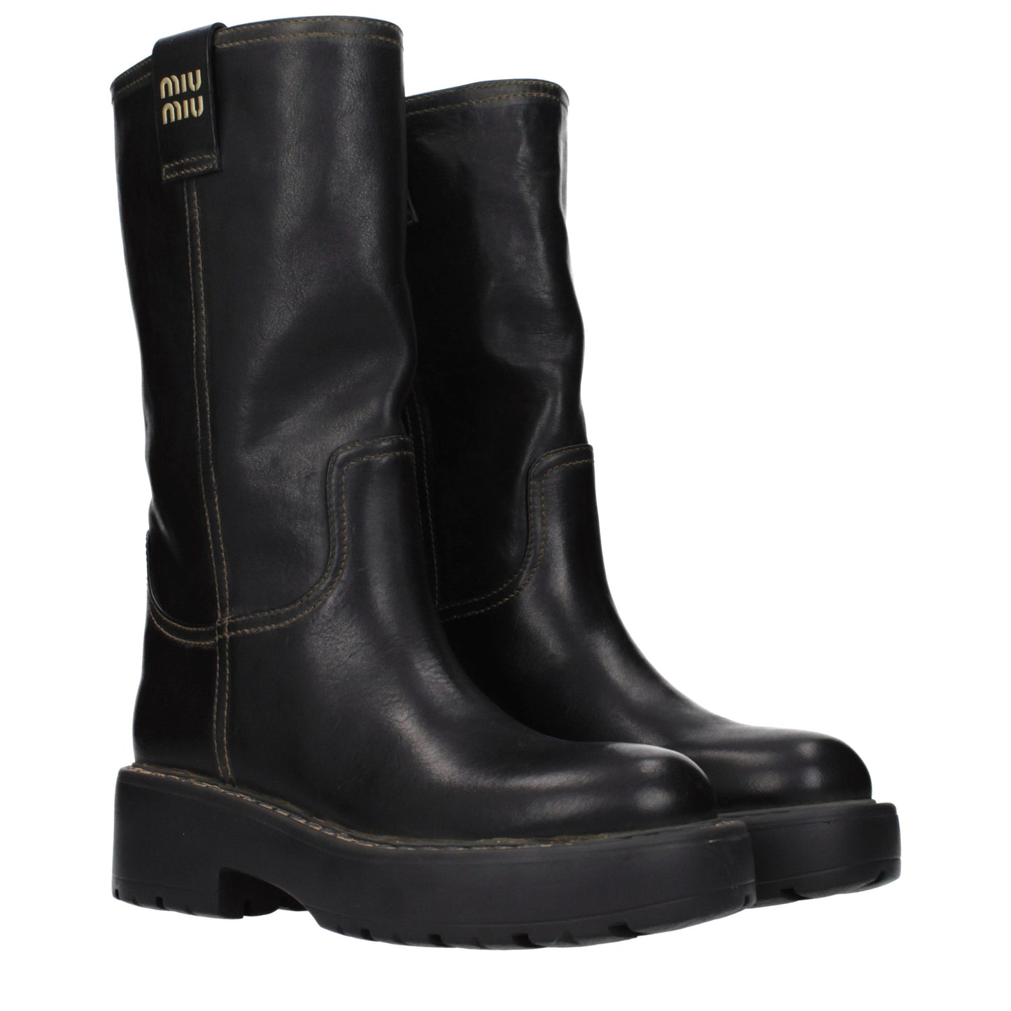 Black Leather Boots