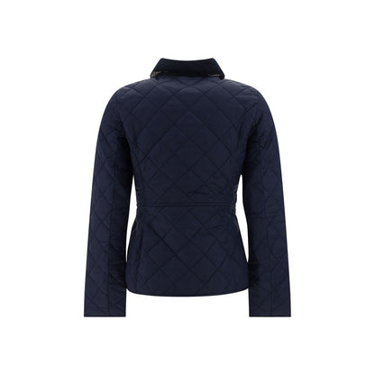 Blue Polyamide Full-Length Jacket