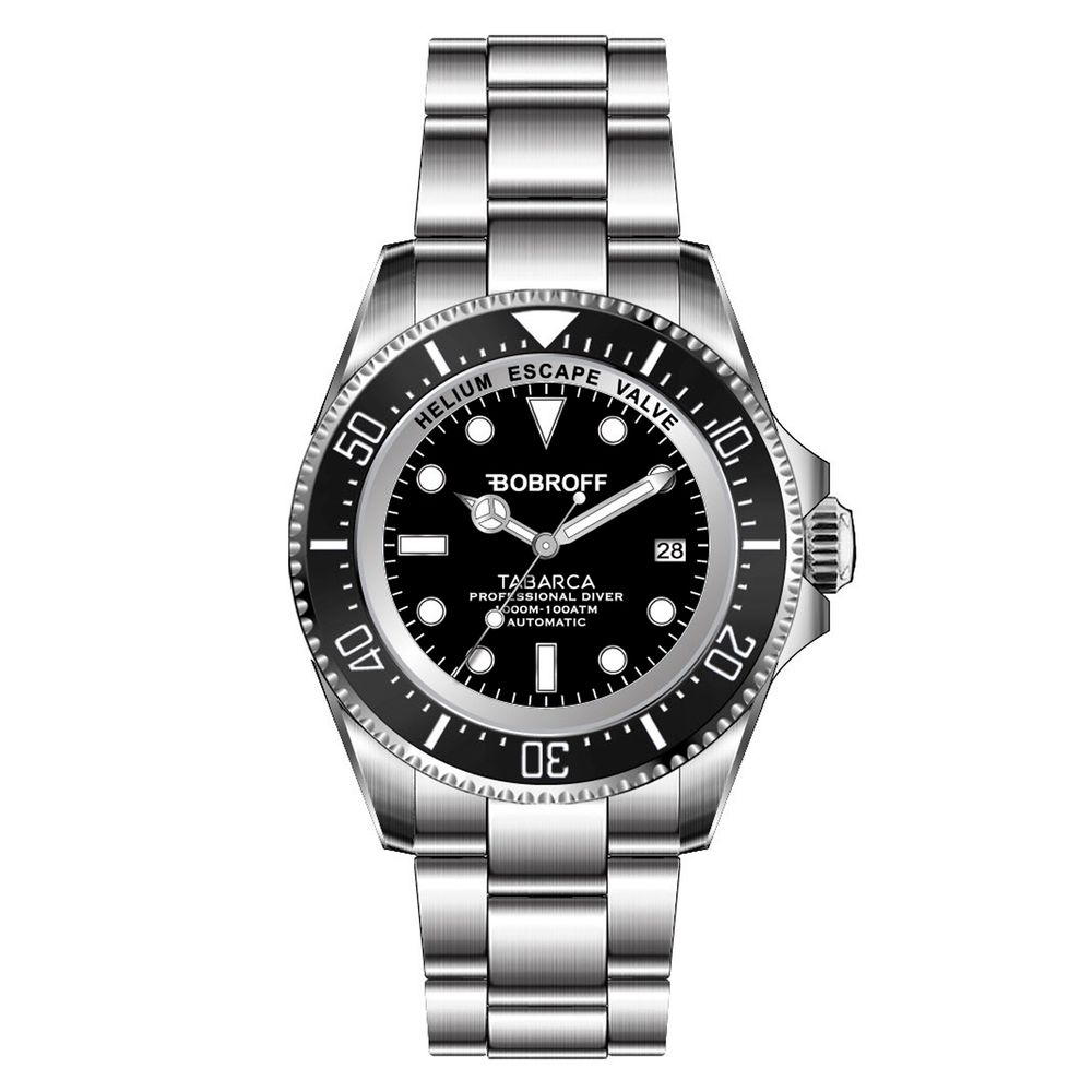 Gray Stainless Steel Dress Watch