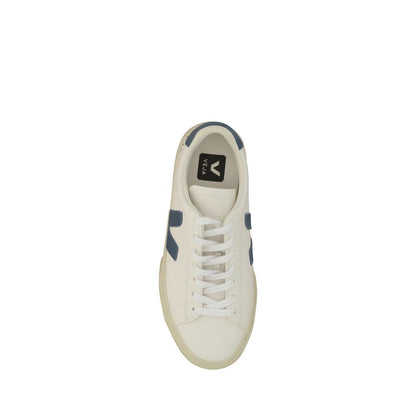 White Calf Leather Bos Taurus Low Top Sneakers