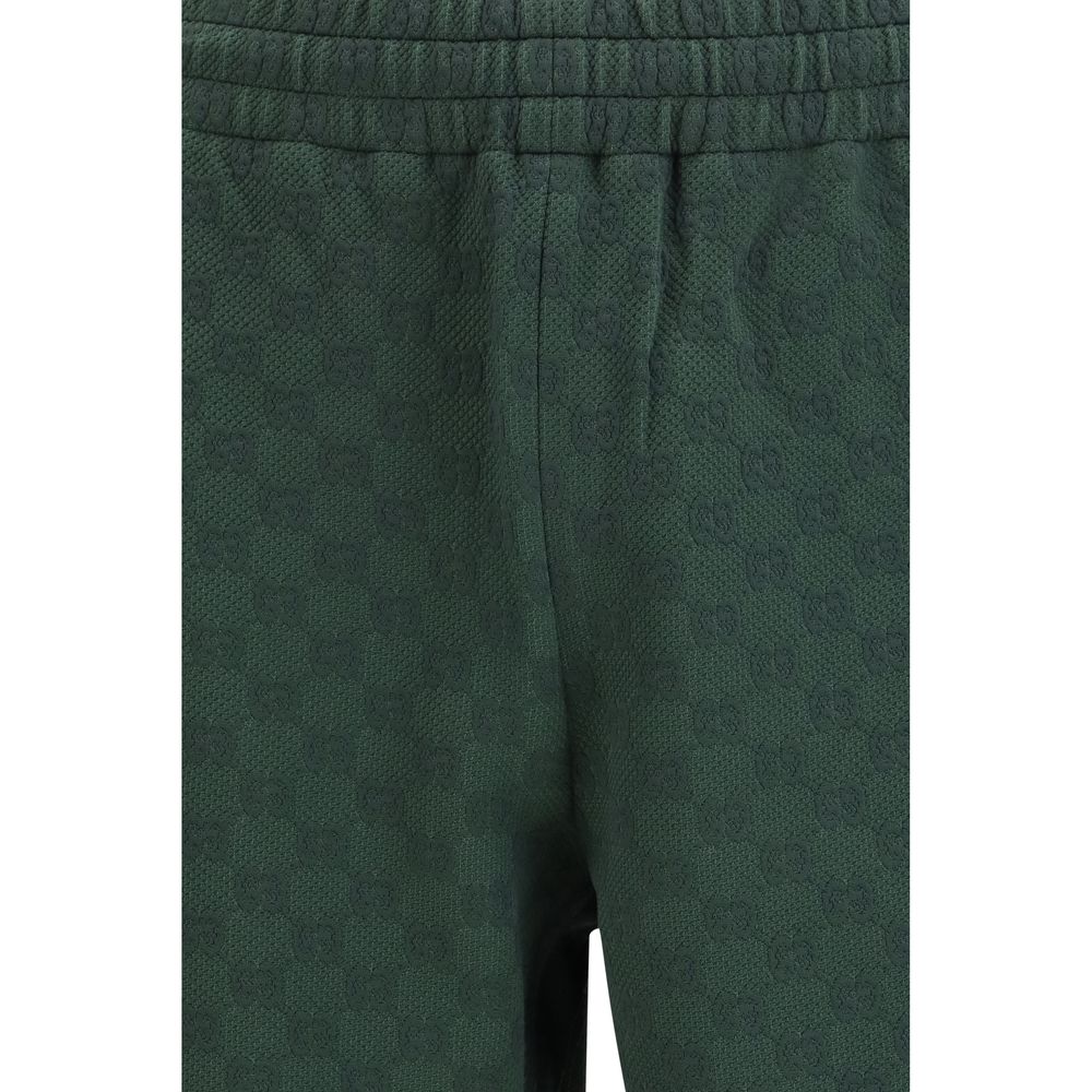 Bicolor Polyamide Casual Pants