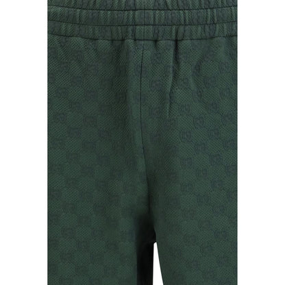 Bicolor Polyamide Casual Pants