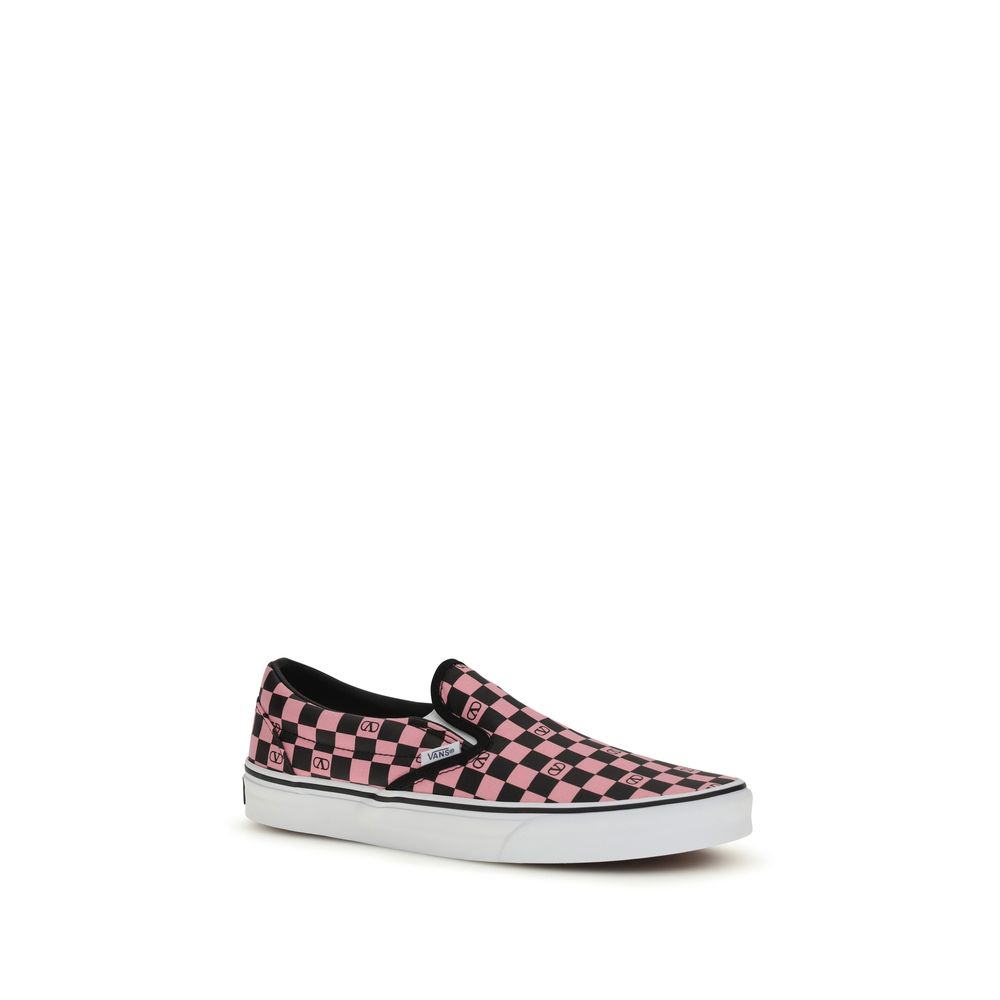 Multicolor Cotton Low Top Sneakers