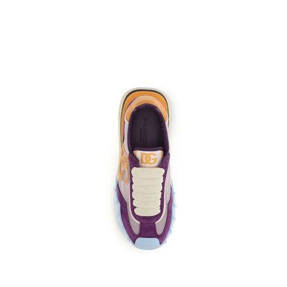 Multicolor Polyamide Athletic Sneakers