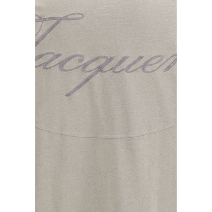 Gray Cotton Long Sleeve T-Shirt