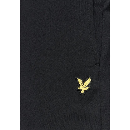 Black Cotton Bermuda Shorts