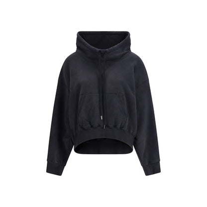 Black Cotton Sweatshirt