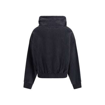 Black Cotton Sweatshirt