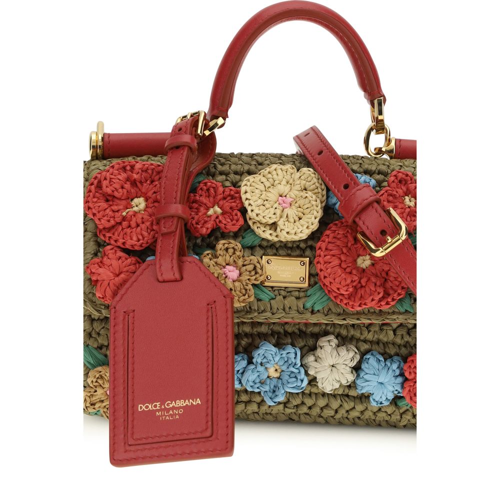 Multicolor Viscose Handbag