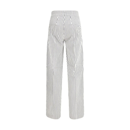 Multicolor Viscose Casual Pants