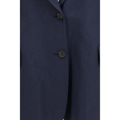 Blue Viscose Coat