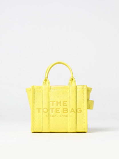 Bicolor Leather Tote Bag
