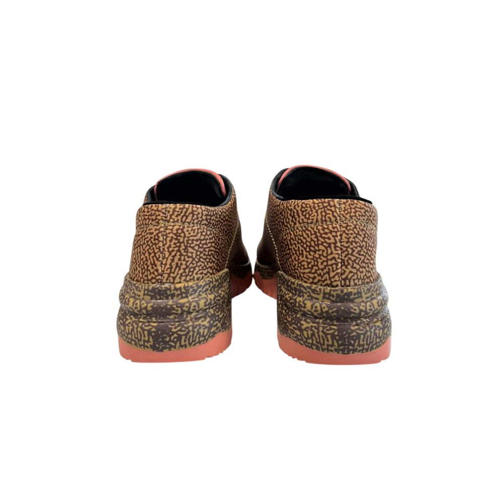 Beige Genuine Leather Sneaker