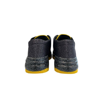 Black Leather Women Sneaker