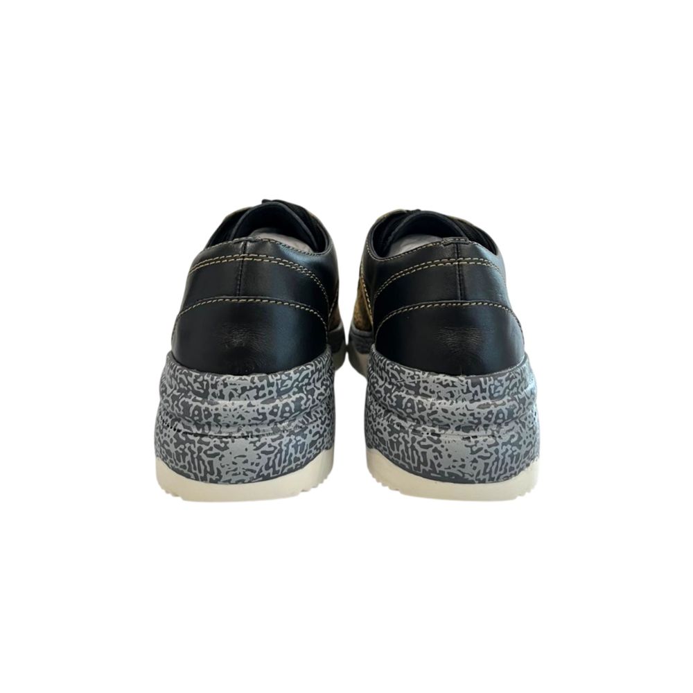 Beige Genuine Leather Sneaker