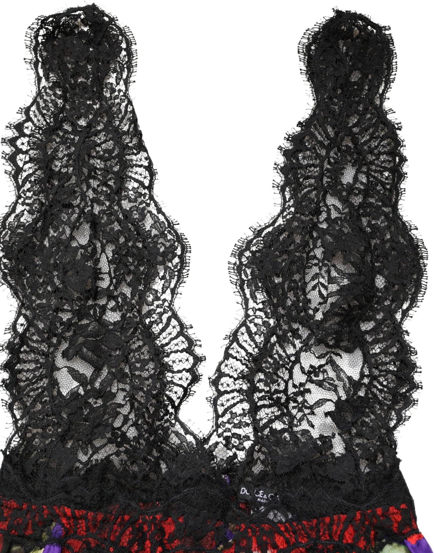 Multicolor Floral Lace Short Mini Sleeveless Dress