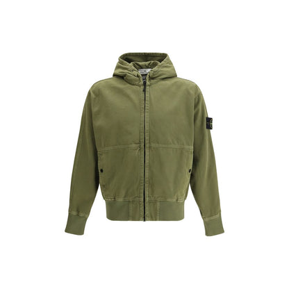 Bicolor Cotton Shell Jacket