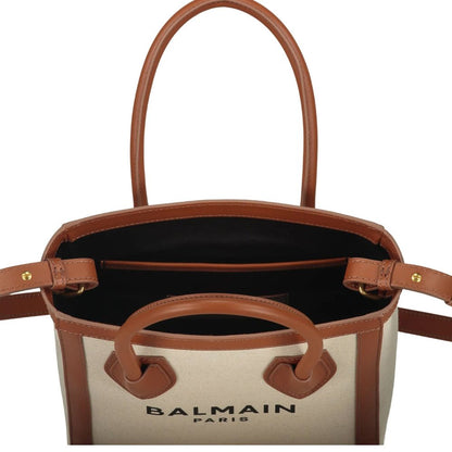 Brown Cotton Tote Bag