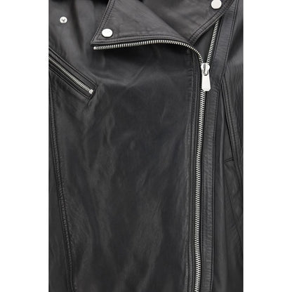 Black Lambskin Leather Jacket