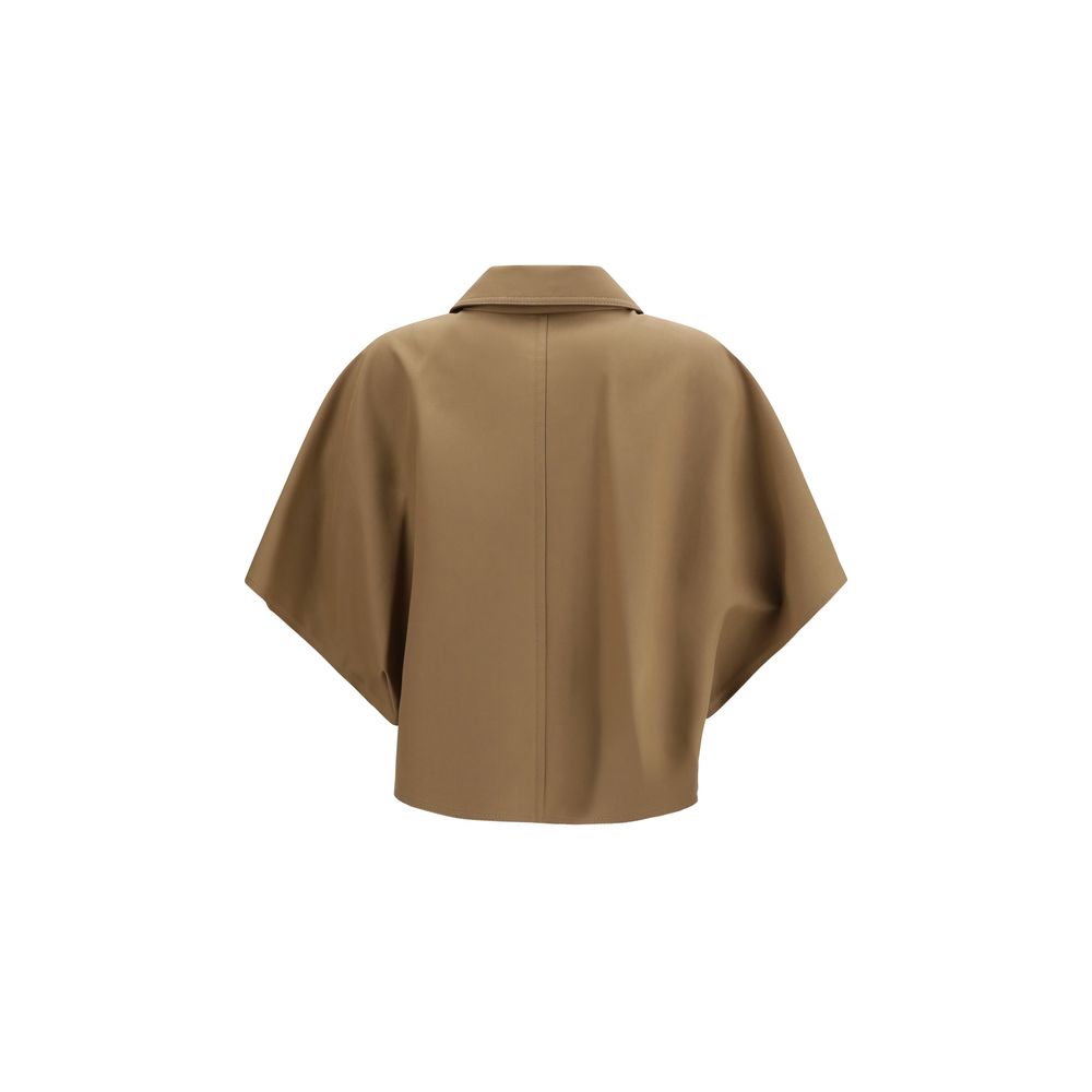 Brown Cotton Coat