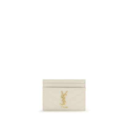 Beige Calf Leather Bos Taurus Wallet