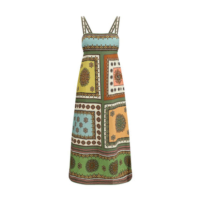 Multicolor Viscose Casual Dress