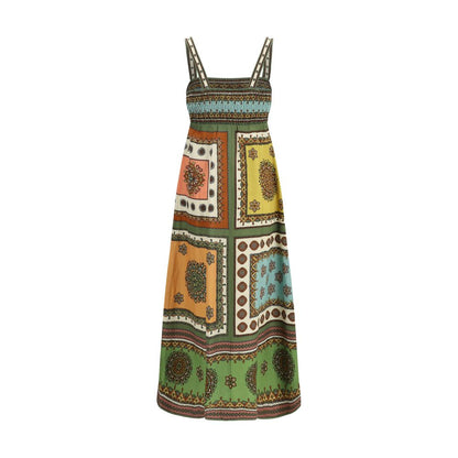 Multicolor Viscose Casual Dress