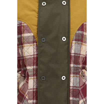 Multicolor Polyamide Sleveless Jacket